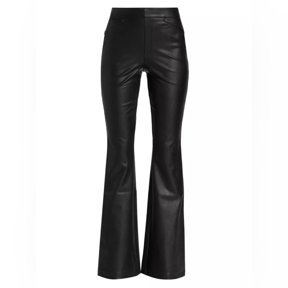 SPANX Chic Black Leather Pants